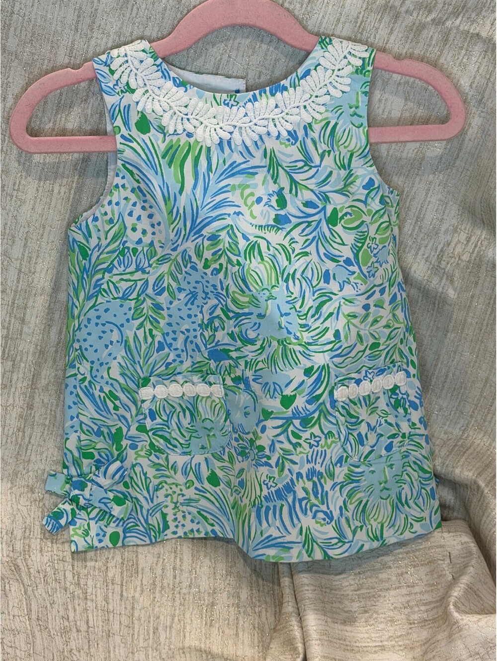 NWT Lilly Pulitzer Baby Lilly Dress Dandy Lions 18-24M